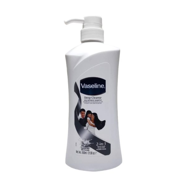 Vaseline Deep Cleanse Milk Nutrient Shampoo - 650ml Online Sale