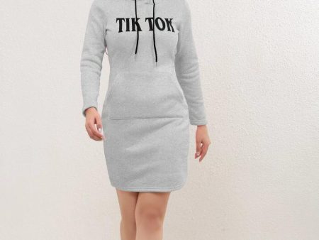 TikTok Long Jacket with Hoodie - 2060 Cheap