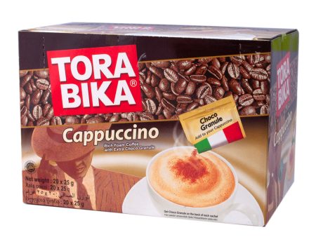 Tora Bika Cappuccino Rich Foam Coffee Box - 20 X 25g Hot on Sale