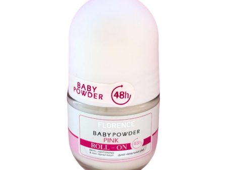 Florence Baby Powder Anti-Perspirant Pink Roll On - 50ml For Cheap