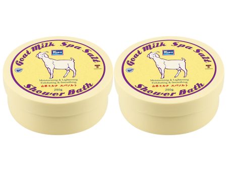 Yoko Goat Milk Spa Salt Shower Bath - 250g × 2 Pcs For Discount