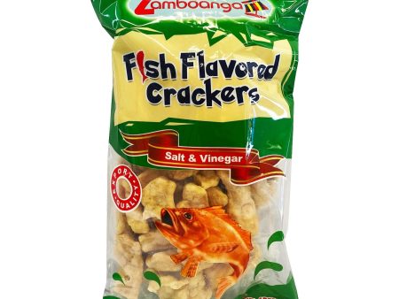 Zamboanga Fish Flavored Crackers Salt & Vinegar Flavor - 100g Supply