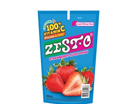 Zesto Strawberry Juice Drink - 200ml Online