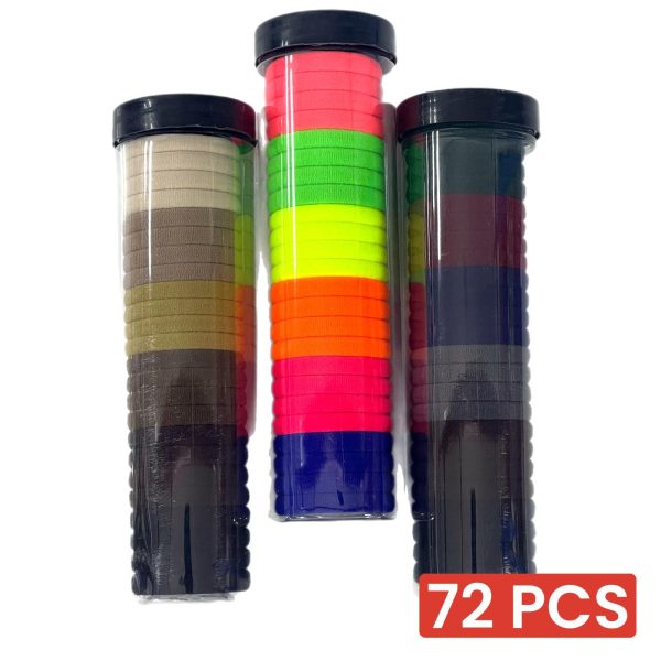 Wool Band Elastic Hair Bands 72pcs - (874541) Online Hot Sale