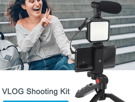 Video Making Vlogging Kit With Tripod Stand AY-49 Online Sale