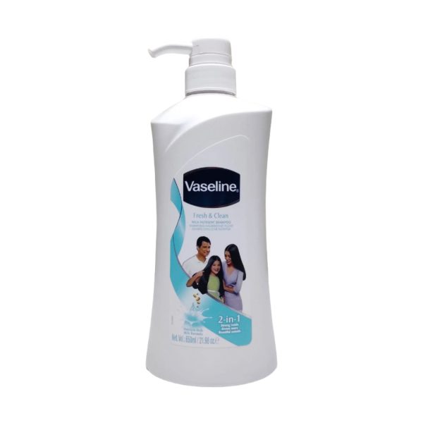 Vaseline Fresh & Clean Milk Nutrient Shampoo - 650ml Online