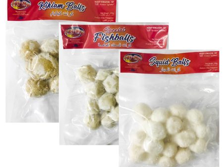 Tri-My (Squid ,Special Fish, Kikiam Balls) 250g - Frozen (Combo Offer) For Discount