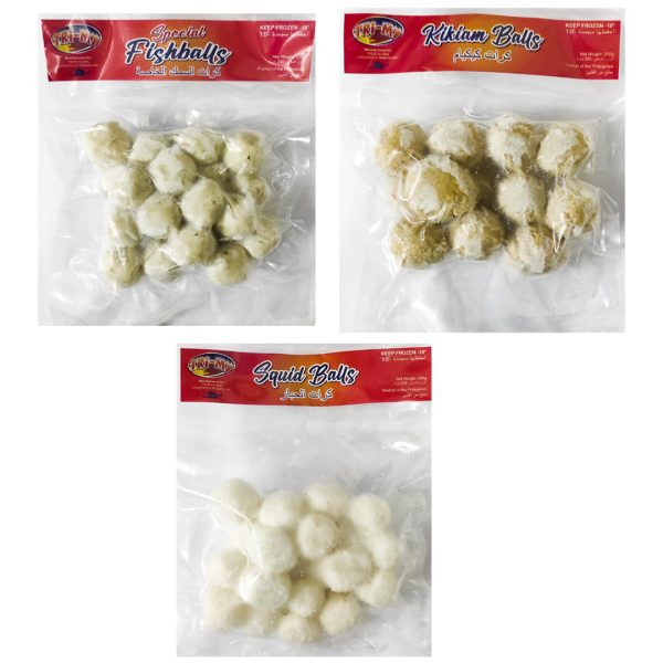 Tri-My (Squid ,Special Fish, Kikiam Balls) 250g - Frozen (Combo Offer) For Discount