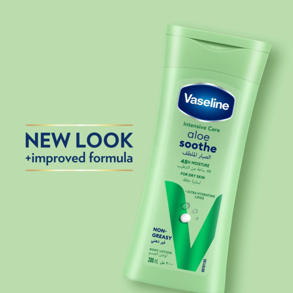 Vaseline Intensive Care Aloe Soothe Body Lotion - 200ml For Sale