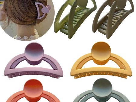 Trend Design Hair Claw Clips For Women - 6 Pcs (C01) Online Hot Sale