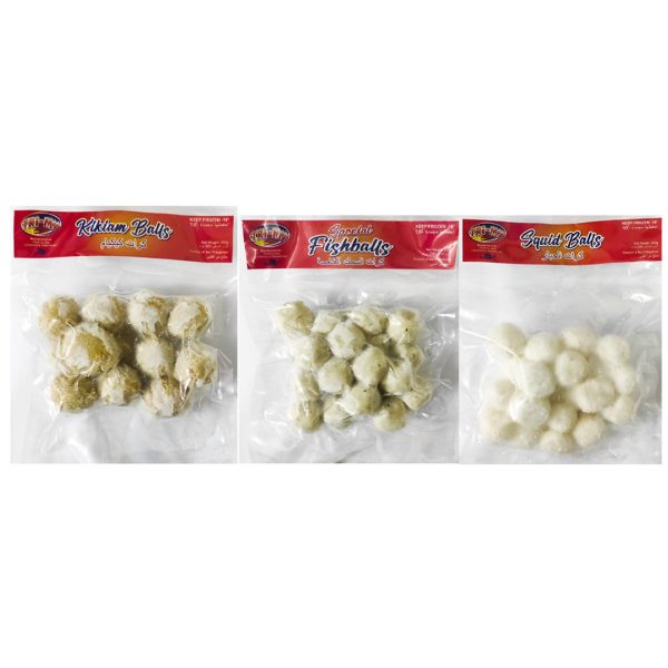 Tri-My (Squid ,Special Fish, Kikiam Balls) 250g - Frozen (Combo Offer) For Discount