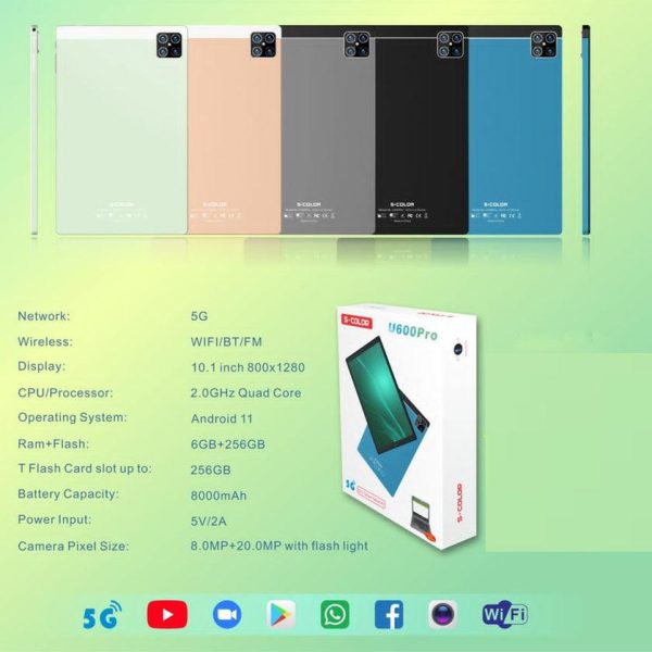 S-Color U600 Pro 5g Tablet Supply