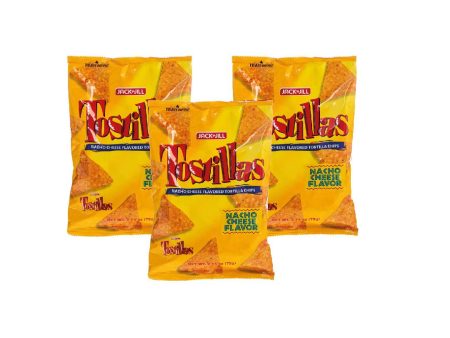 Tostillas Nacho Cheese Flavor 72g - Jack n Jill x 3 pcs Online