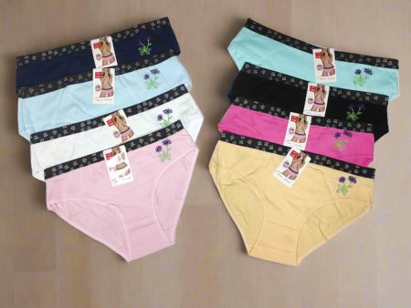 Uokin Organic Cotton Panty 3Pcs Assorted - A3432 Sale