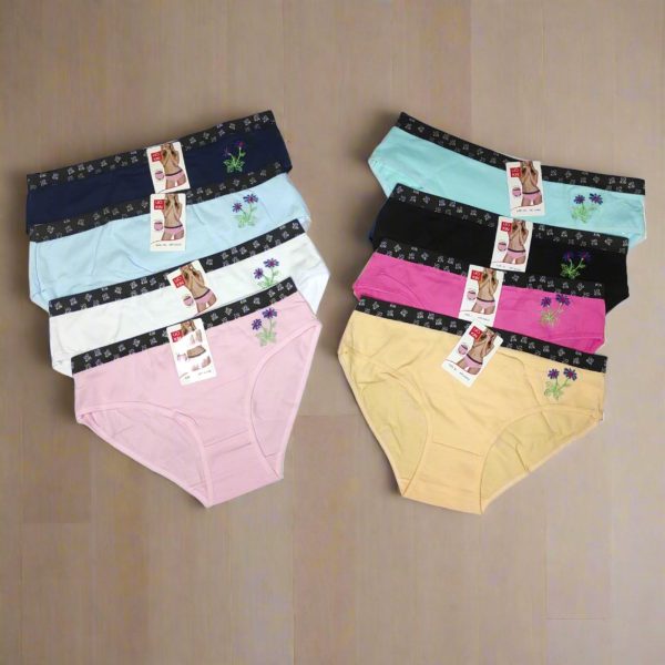 Uokin Organic Cotton Panty 3Pcs Assorted - A3432 Sale