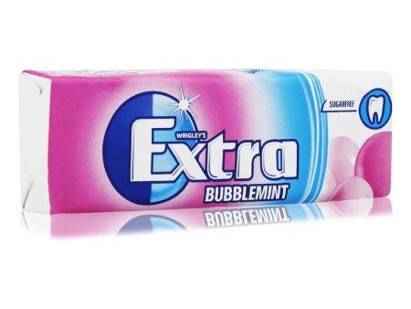 Wrigley s Extra Bubble Mint Gum Sugar Free - 10Pcs on Sale