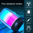 Portable Bluetooth Speaker With Colorful Lights Glow Plus 4 Mini For Discount