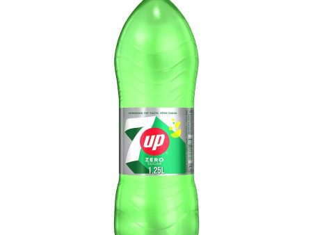 7Up Zero Sugar Soft Drink - 1.25L Supply