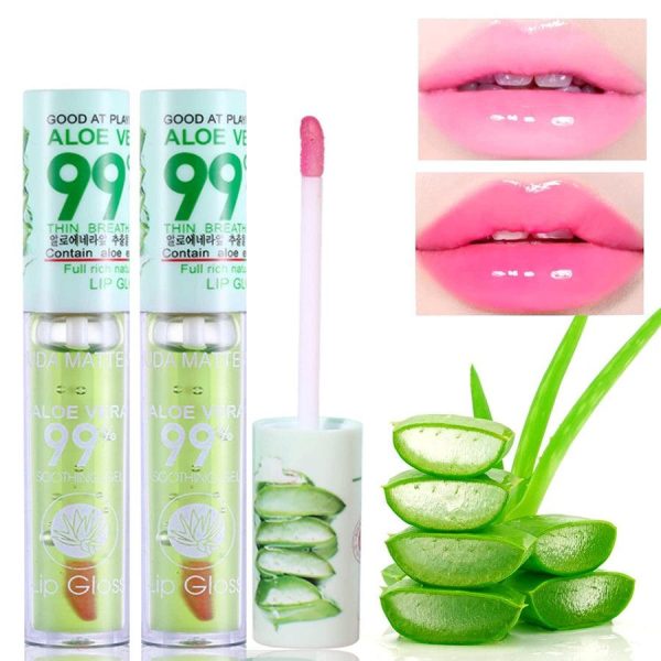 WB Aloevera Lip gloss Lip Moisturizer for Winter x 2 pcs Fashion