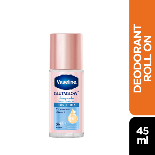 Vaseline Glutaglow Bright & Dry Ampoule Serum Deodorant - 45ml Sale