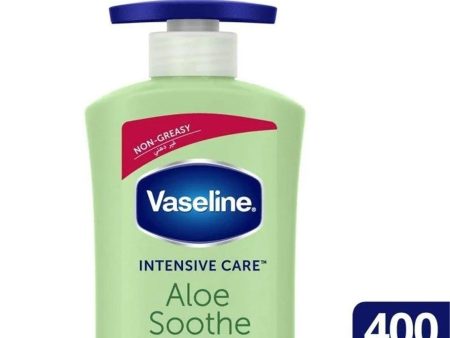 Vaseline Body Lotion Aloe Soothe Intensive Care (Pump) -  400ml Online Hot Sale