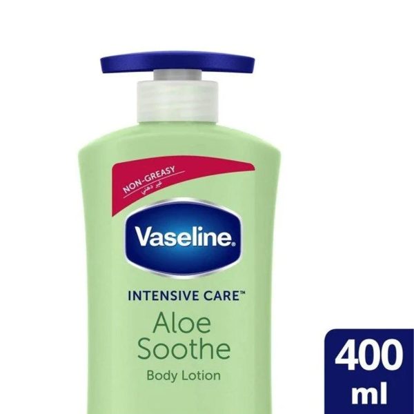 Vaseline Body Lotion Aloe Soothe Intensive Care (Pump) -  400ml Online Hot Sale