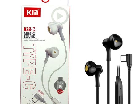 Kin Type C Hi-Fi Wired Headphone K38-C Online Hot Sale