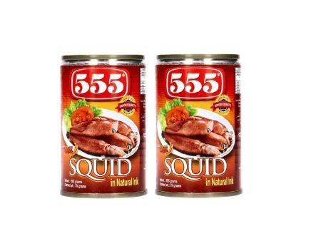 555 Squid Chili in Natural Ink 155gm x 2 Pcs For Cheap