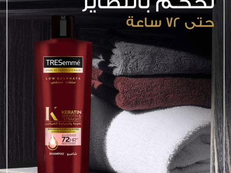 Tresemme Keratin Smooth & Straight Hair Shampoo - 600ml Discount