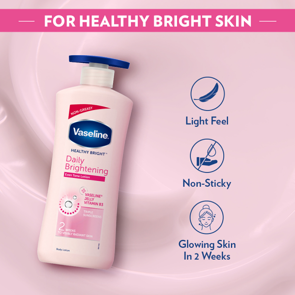 Vaseline Healthy Bright Daily Brightening Body Lotion - 725ml Fashion