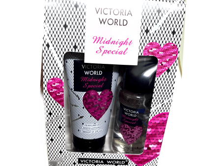 Victoria World Midnight Special Perfume With Body Lotion - (88ml+80ml) For Cheap