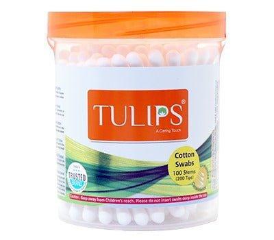 Tulips Cotton Buds 100Pcs X 6 Pcs For Cheap