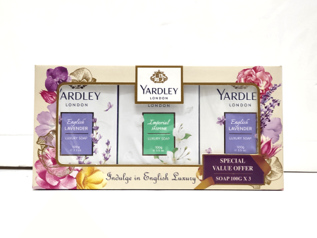 Yardley London Luxury Soap Value Pack - 3 X 100g Fashion