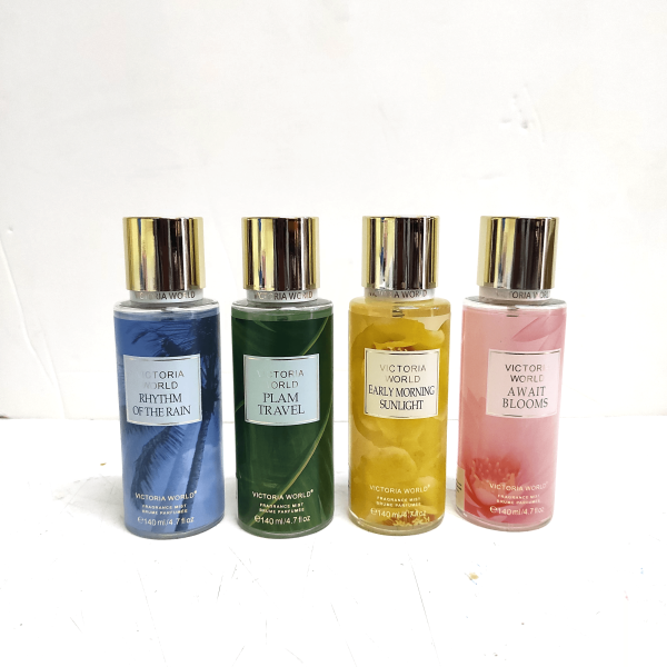 Victoria World Rhythm 4 Pcs Combo Fragrance Mist - 4x140 ml Cheap