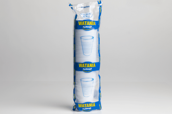 Watania Plastic Drinking Cups  7Oz - 50Pcs Cheap