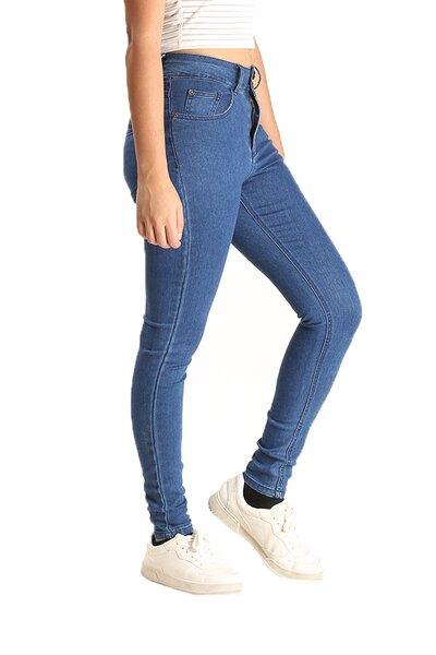 UY Two Button Mid Waist Skinny Jeans - U65484 on Sale