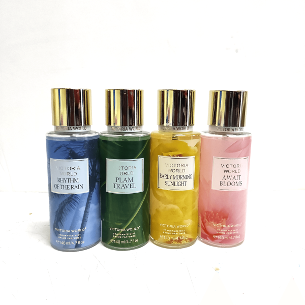 Victoria World Rhythm 4 Pcs Combo Fragrance Mist - 4x140 ml Cheap