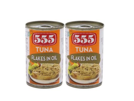 555 Tuna Flakes In Oil 155gm x 2Pcs(Offer) Online Hot Sale