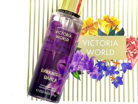 Victoria World (Dark Night Dahla) Fragrance Mist - 250 ml Online Hot Sale