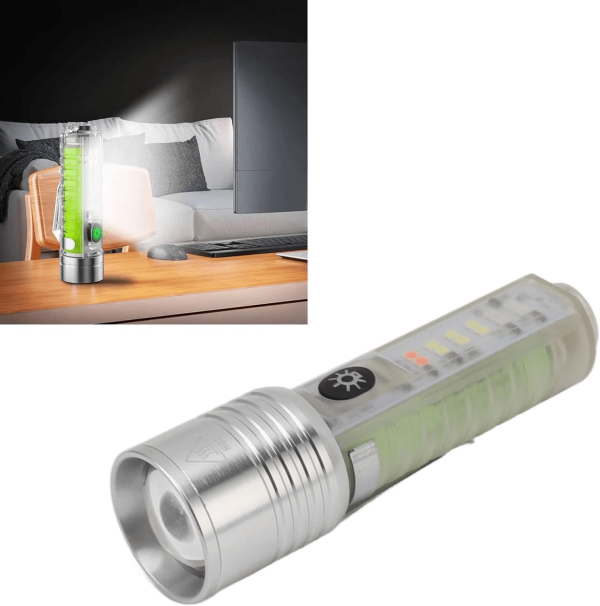 USB Rechargeable Portable LED Flashlight on Sale