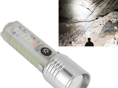 USB Rechargeable Portable LED Flashlight on Sale