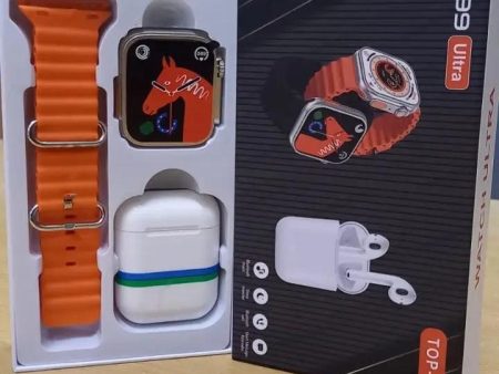 T99 Ultra Smart Watch + Airpods Combo Top -1 Online