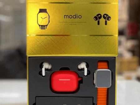 Modio M Ultra Smartwatch With Earbuds Online now