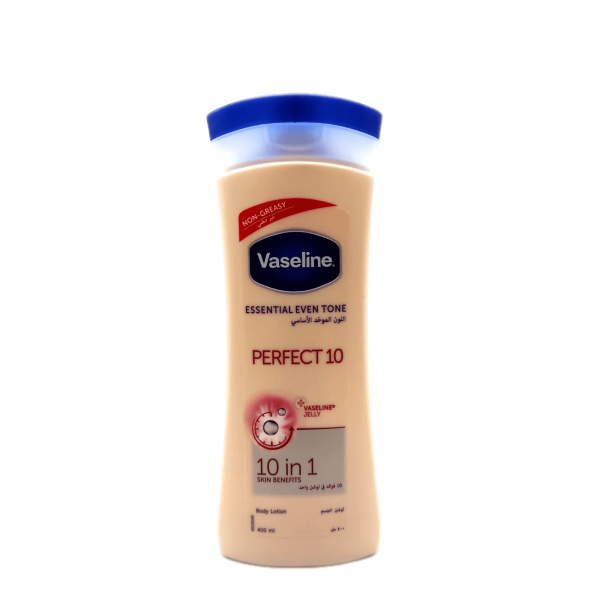 Vaseline Essential Even Tone Body Lotion Perfect 10 - 400ml For Sale