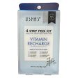 Ushas Vitamin Recharge 4 Step Pedi Kit - 4 Pcs × 20 g Hot on Sale