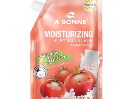 A Bonne Moisturizing Silky Salt Scrub Tomato & Milk (Thailand) - 350g Discount