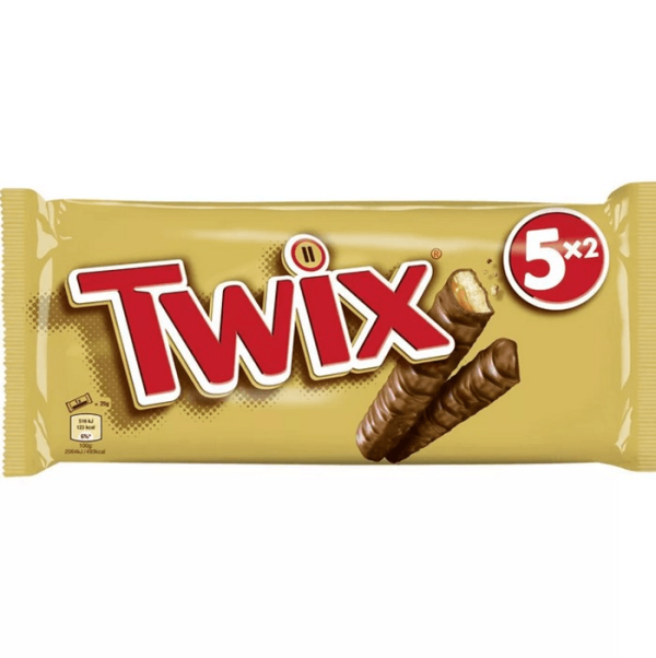 Twix Chocolate Cookie Bar 5x50g Hot on Sale