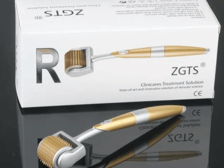 ZGTS Derma Roller Gold Plated Titanium Alloy (0.75mm) Fashion