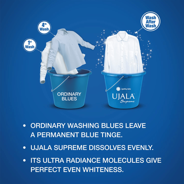 Ujala Supreme Liquid Fabric Whitener - 250ml Cheap