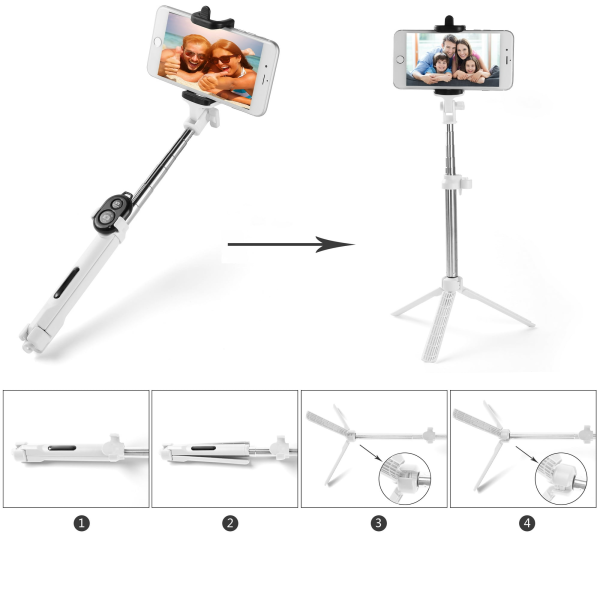 Universal Selfie Stick & Tripod With Remote Control Way-01 For Cheap